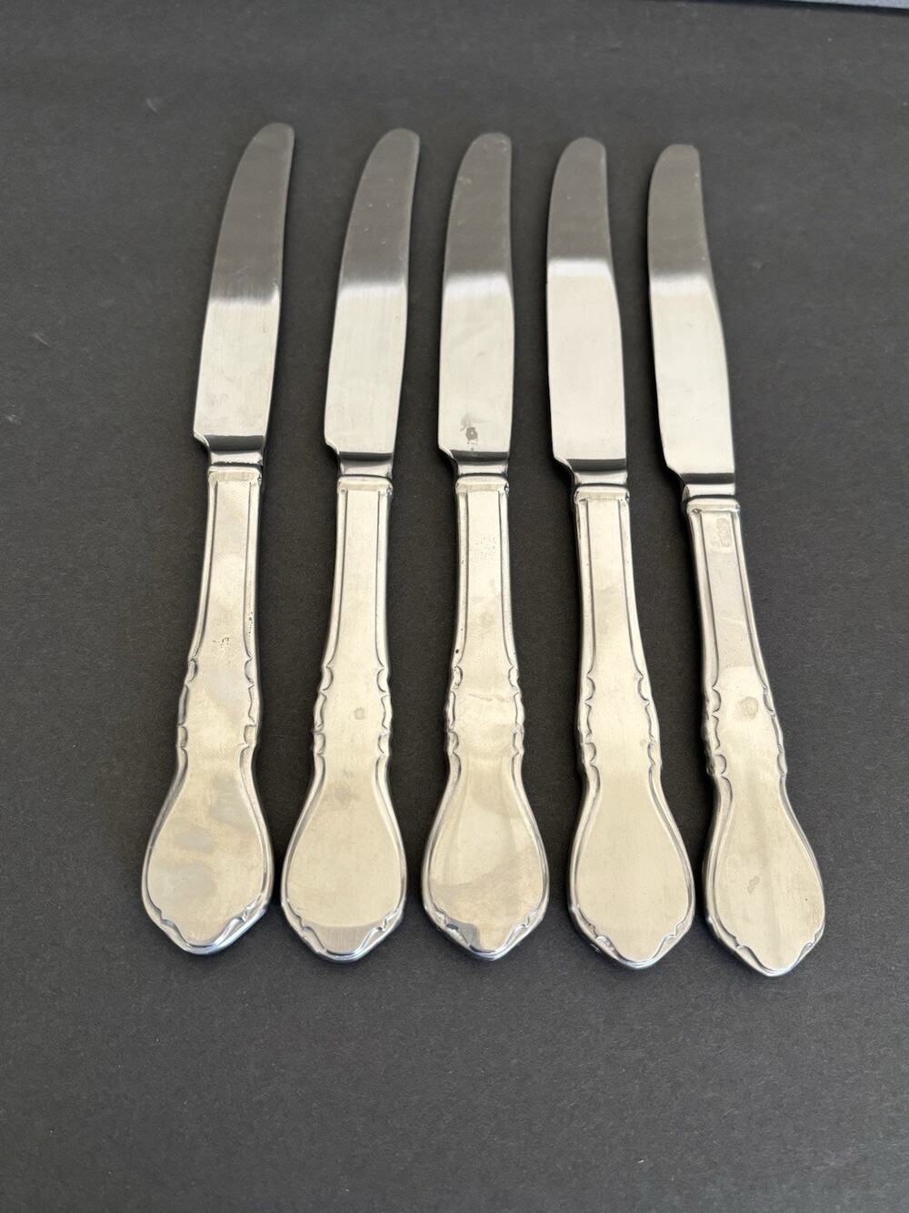 LENOX Stainless Steel 5 Piece Lot Butter Knives Knife